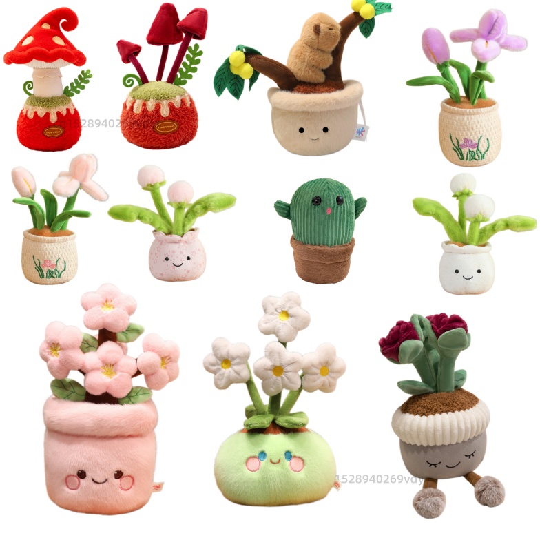 Artificial Potted Green Plants - Cactus Mix Pot recension och pris