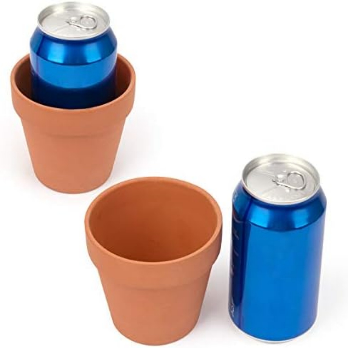 6pcs 4 inch Terracotta Pots Fl - Cactus Mix Pot recension och pris