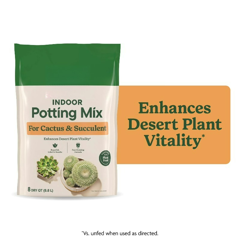 (2 pack)  Indoor Potting Mix f - Cactus Mix Pot recension och pris
