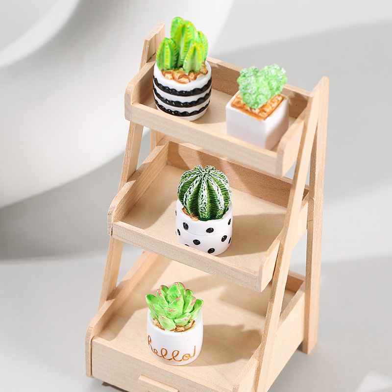 4pcs/Set Of Mini Succulent Pot - Cactus Mix Pot recension och pris