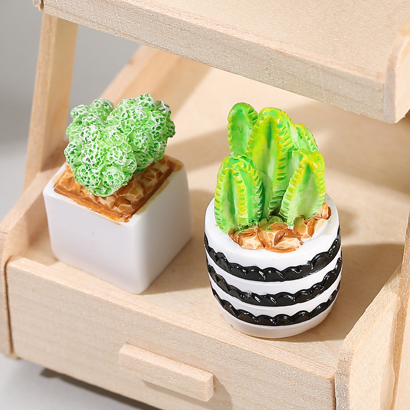 4pcs/Set Of Mini Succulent Pot - Cactus Mix Pot recension och pris