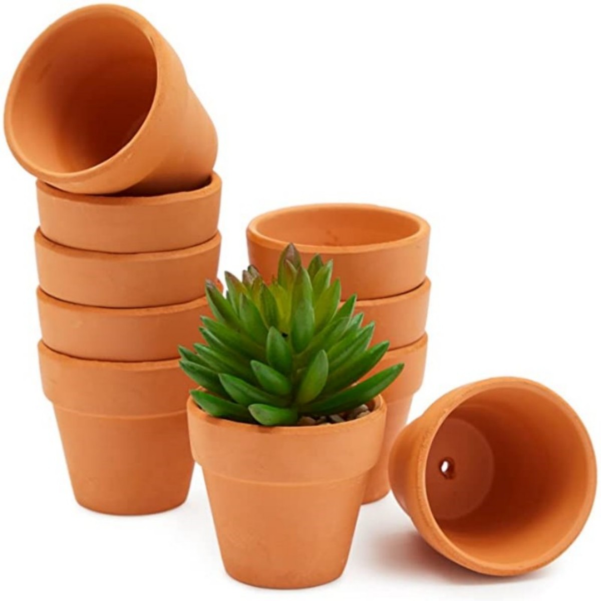 16 Pcs 1.8'' Terra Cotta Pots  - Cactus Mix Pot recension och pris