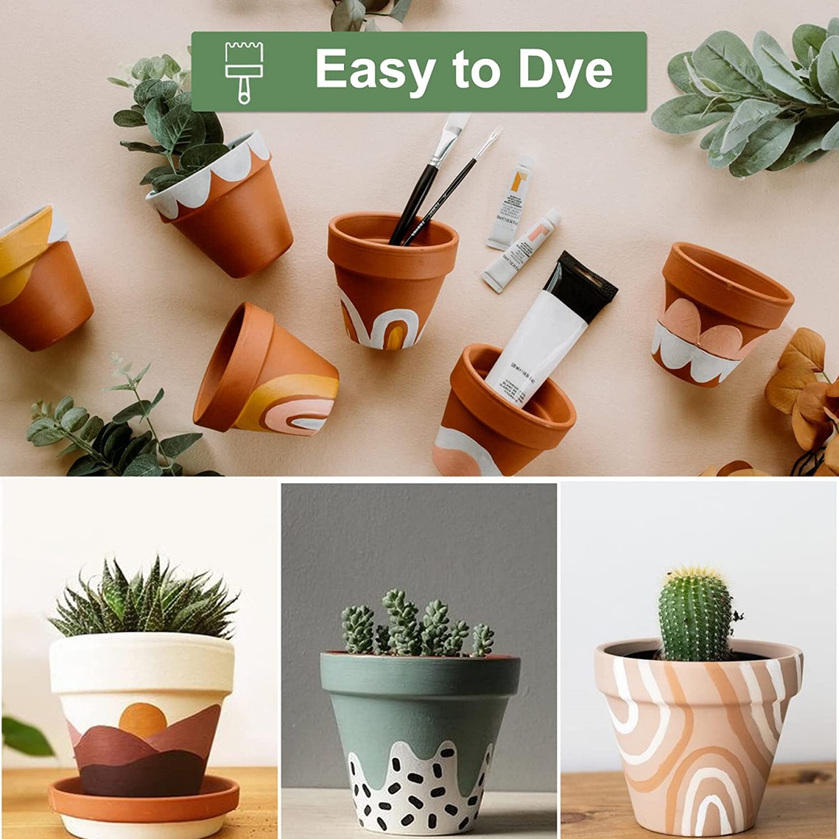 16 Pcs 1.8'' Terra Cotta Pots  - Cactus Mix Pot recension och pris