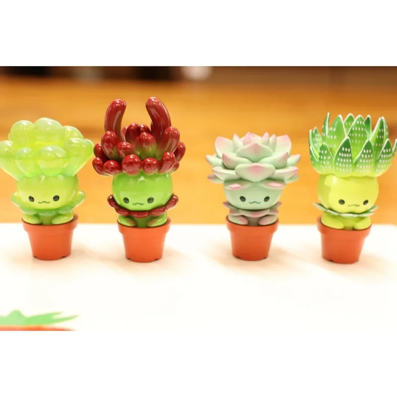 Original QUALIA Kawaii Gashapo - Cactus Mix Pot recension och pris