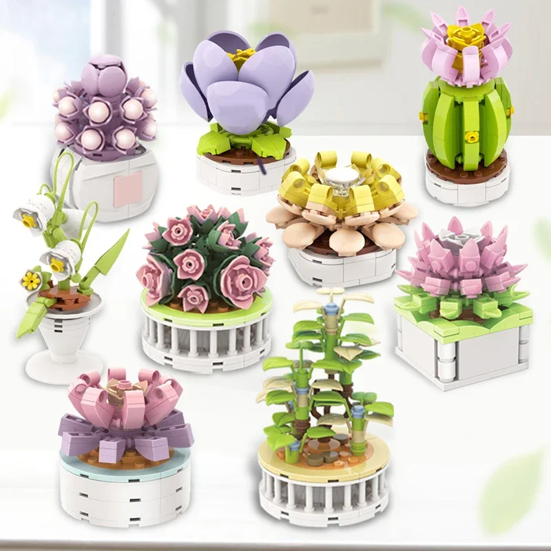 Block City DIY Potted Plants S - Cactus Mix Pot recension och pris