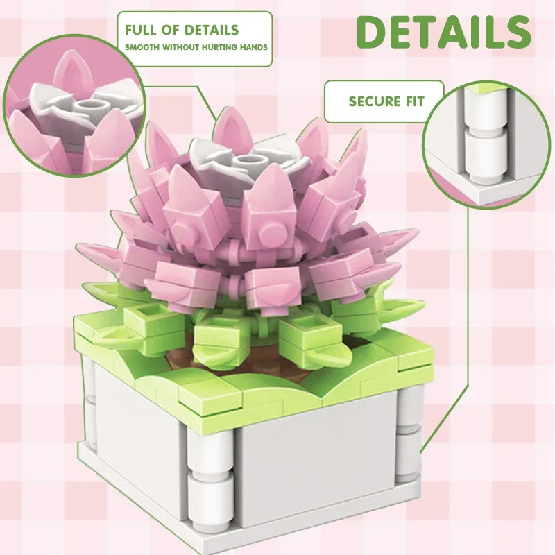 Block City DIY Potted Plants S - Cactus Mix Pot recension och pris